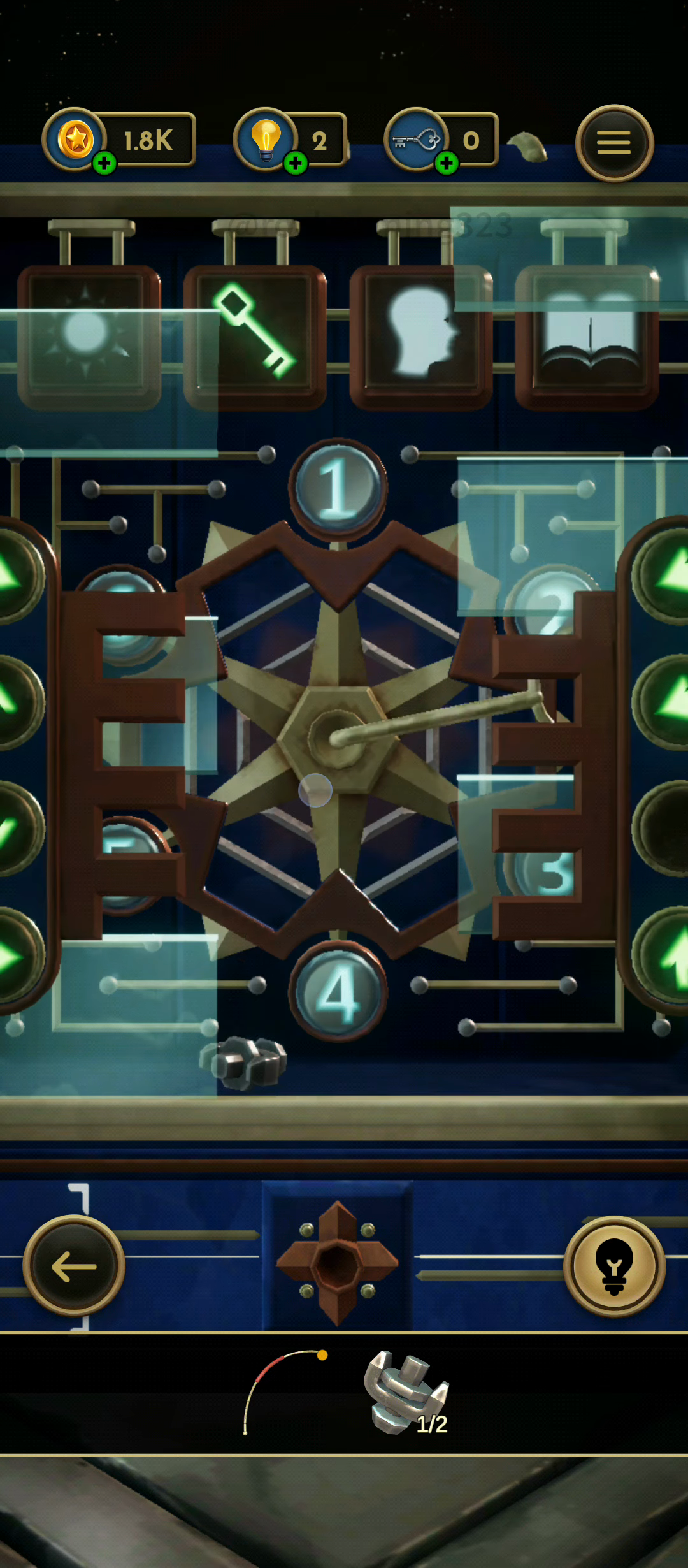 the vault: logic puzzle box level 48 Step 2