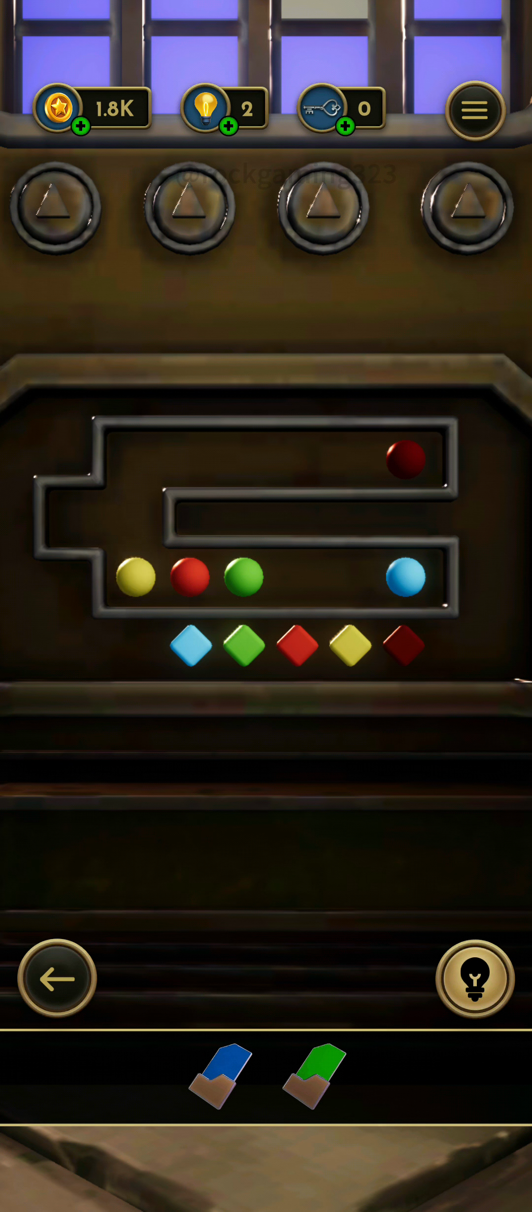 the vault: logic puzzle box level 49 Step 1