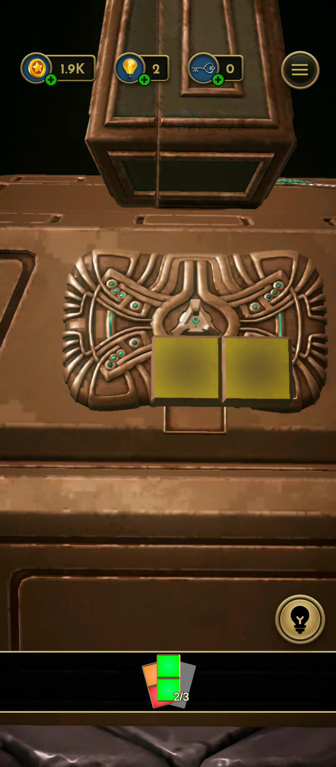 the vault: logic puzzle box level 52 Step 1