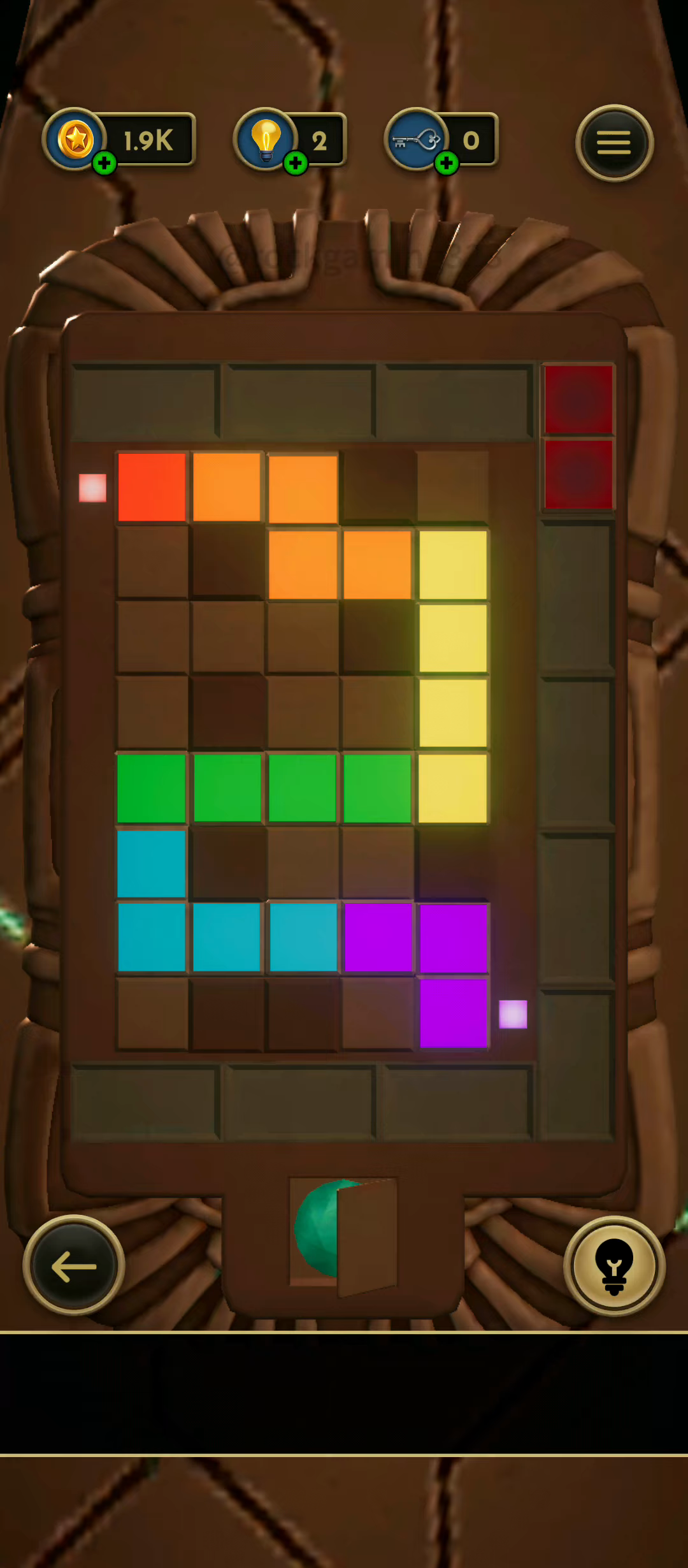 the vault: logic puzzle box level 52 Step 2