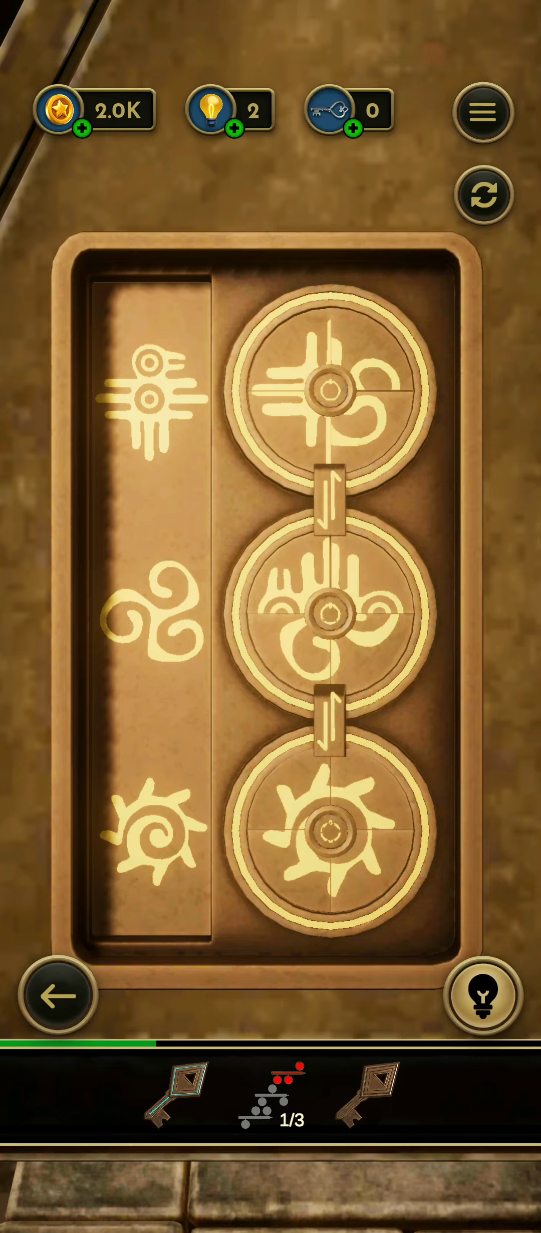 the vault: logic puzzle box level 57 Step 2