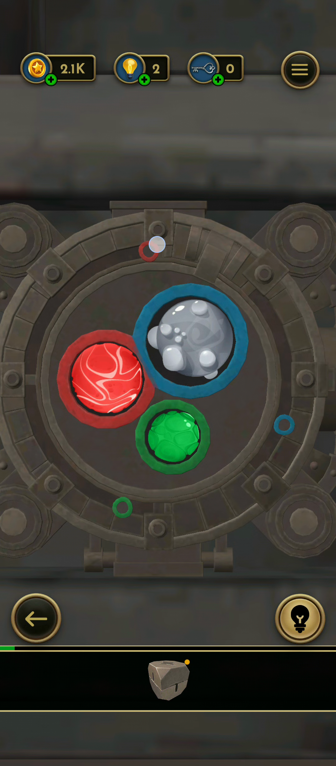 the vault: logic puzzle box level 59 Step 1
